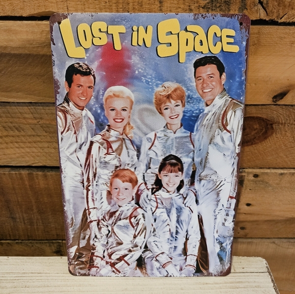 Lost In Space Other - "Lost in Space" tin sign 7-3/4" x 11-3/4"